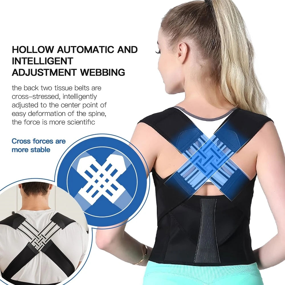 Pain Relief and Posture Correction Support Brace