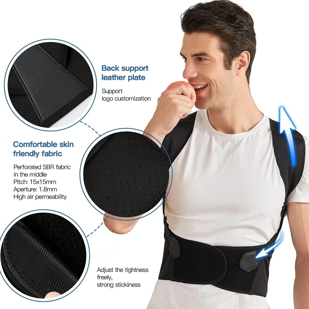 Pain Relief and Posture Correction Support Brace